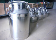 Tahan lama Stainless Steel Milking Bucket Dengan Lids / Fixed Hand