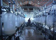 High Efficiency Cow Herringbone Milking Parlor Dengan Glass Milk Meter