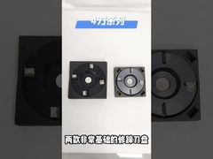 Tinggi Kekuatan Hoof Trimming Disc Empat Bilah Aluminium Alloy Untuk Sapi Dan Kuda