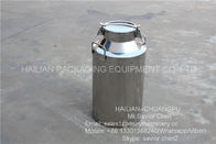 Safety Double Layers 40L Stainless Steel Milk Bucket For Dairy Farm