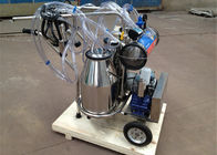 Double Bucket Vacuum Manostat Cow Mobile Milking Machine Dengan Pulsator L80