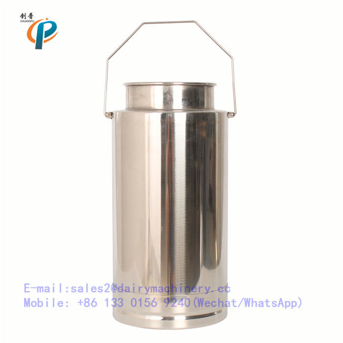 15 liter ember pemerah susu portabel, ember pemerah susu baja dengan tutupnya, bagian-bagian mesin pemerah susu