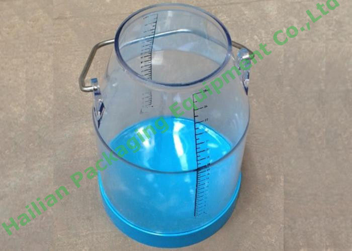 Bagian 25 Liter Transparan / Jelas Susu Ember Mesin Pemerah Susu Dengan Sertifikat SGS